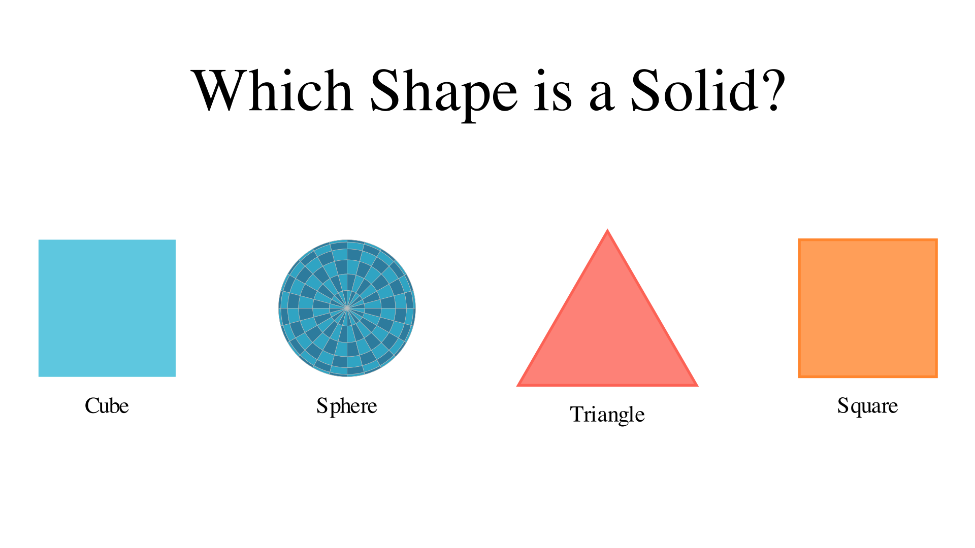 "Which shape is a solid