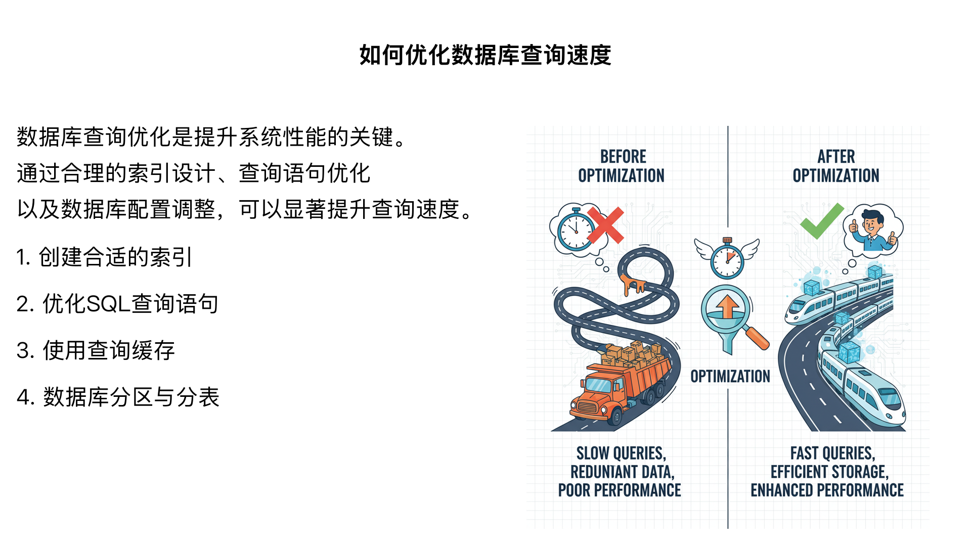 如何优化数据库查询速度